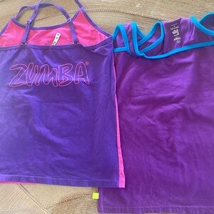 Zumba Fitness Pink and Purple Logo Tank